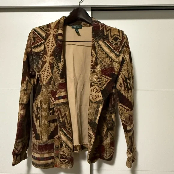Lauren Ralph Lauren Multicolor Patterned Jacket - Picture 2 of 9